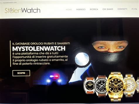 registro rolex rubati|Database di orologi e gioielli smarriti e rubati .